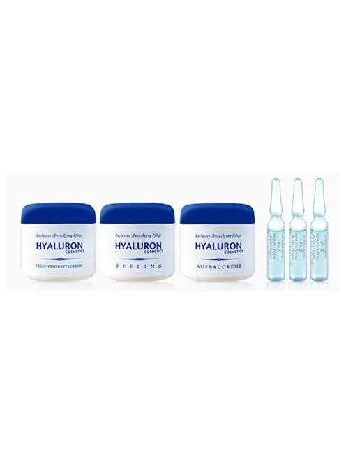 Hyaluron Krémszett 3x125 ml krém és 15 db 2ml-es ampulla