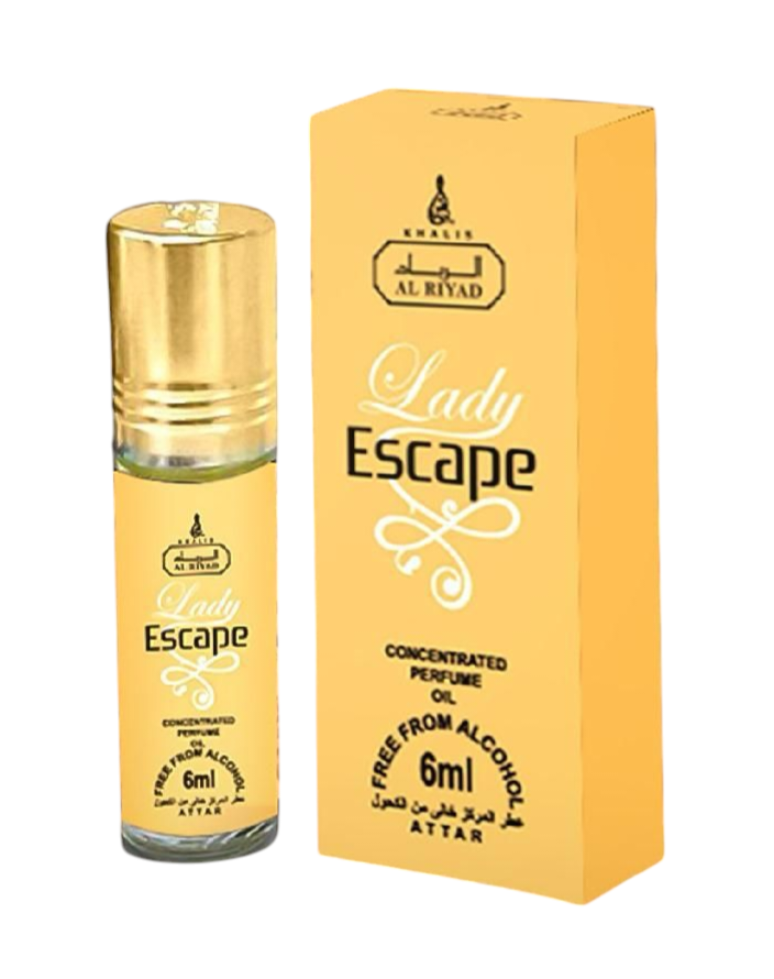Lady Escape Al Riyad golyós parfümolaj 6 ml – gyümölcsös-virágos női illat