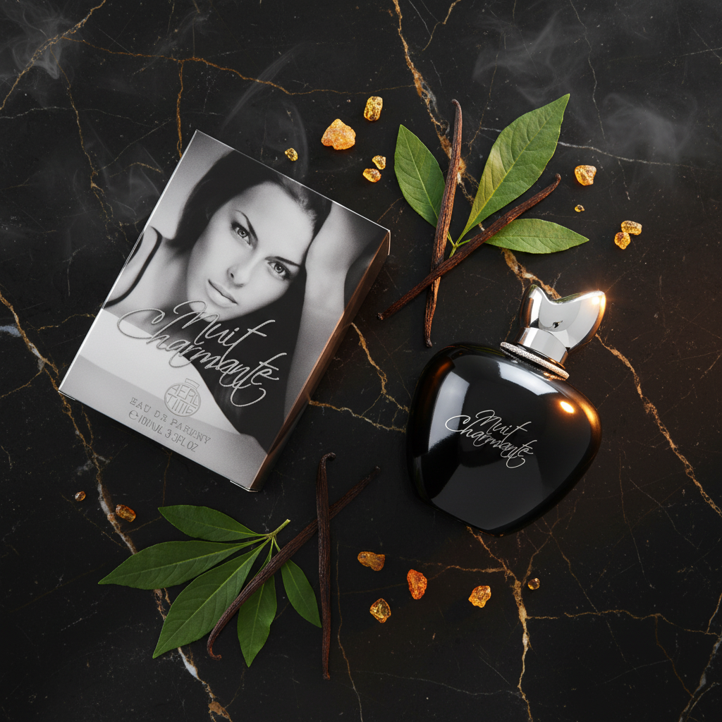 100 ml eau de perfume Nuit Charmante édes, virágos illat nőknek