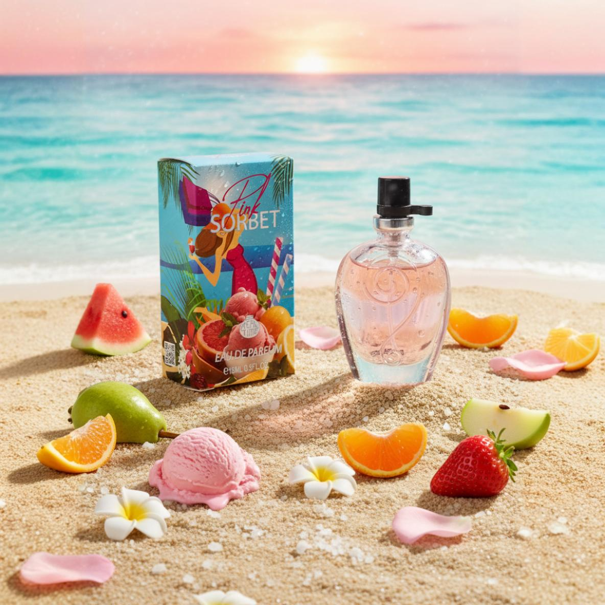EDP 15 ml "Pink Sorbet" – gyümölcsös-aromás illat