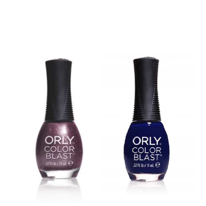 Szilva és Óceán Kék Orly Color Blast körömlakk - 1+1 AJÁNDÉK - 2 x 11 ml