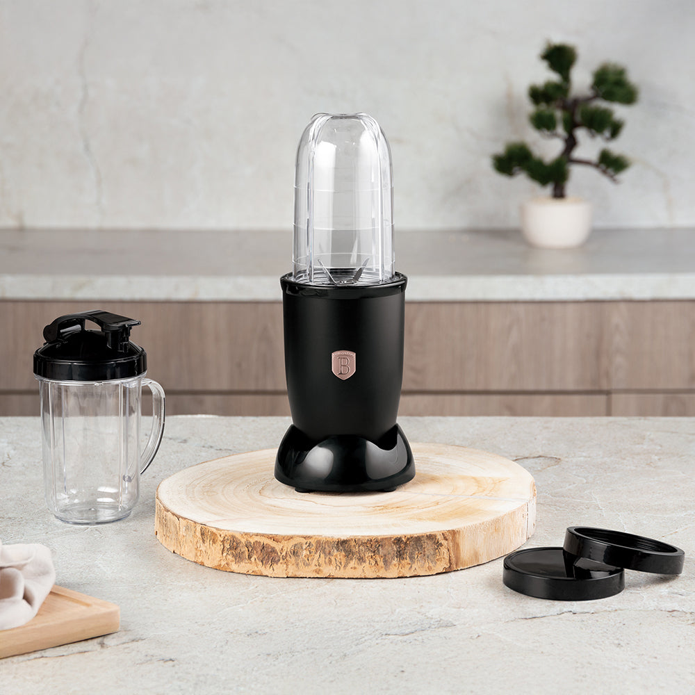 Berlinger Haus 6-piece multifunctional blender set, 500ml, 5 functions, black-rose gold