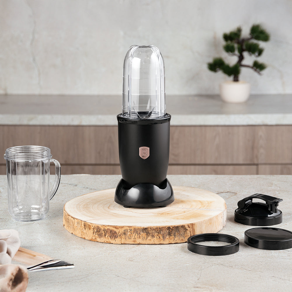 Berlinger Haus 6-piece multifunctional blender set, 500ml, 5 functions, black-rose gold