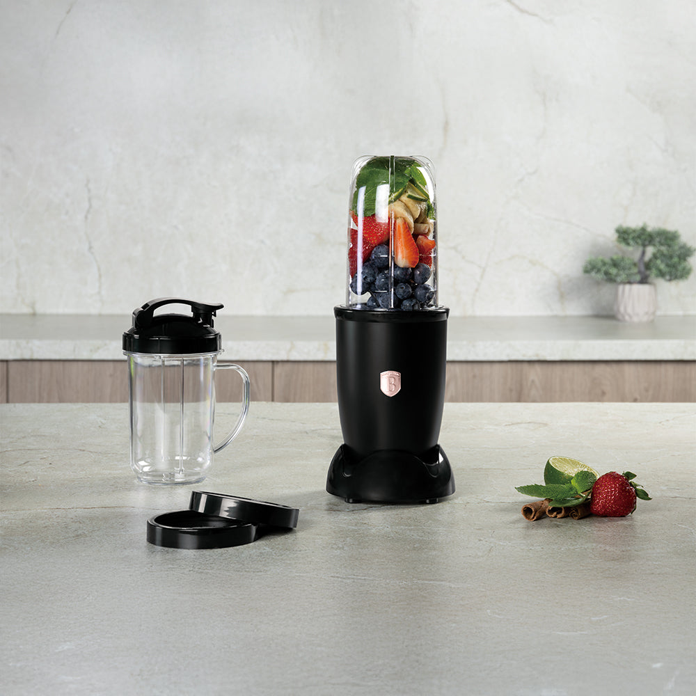 Berlinger Haus 6-piece multifunctional blender set, 500ml, 5 functions, black-rose gold