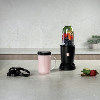 Berlinger Haus 6-piece multifunctional blender set, 500ml, 5 functions, black-rose gold