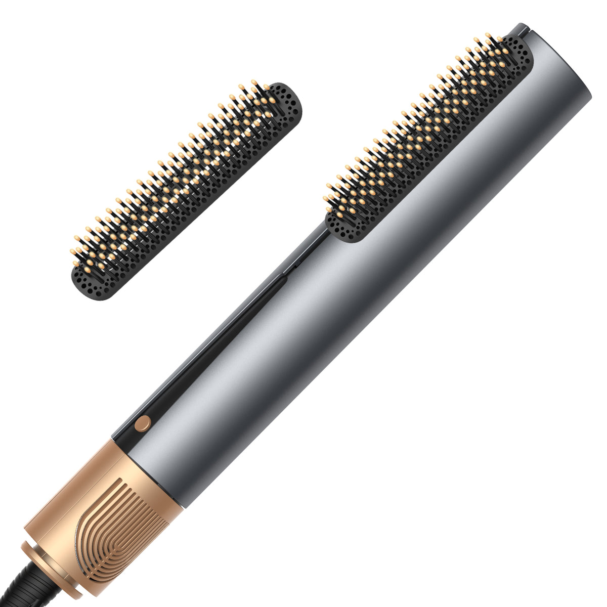 Negative Ion 2-in-1 Airflow Hair Straightener, 3 Speed, 1600W, Gray