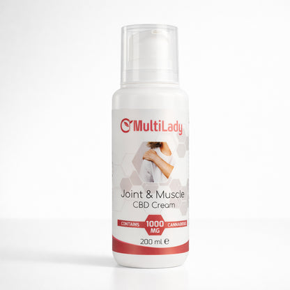 MultiLady CBD ízületi és izomkrém 1000 mg – 200 ml