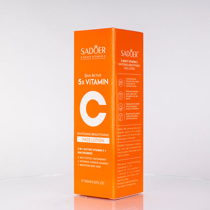 SADOER 5-féle C-vitaminnal gazdagított feszesítő és hidratáló arctej