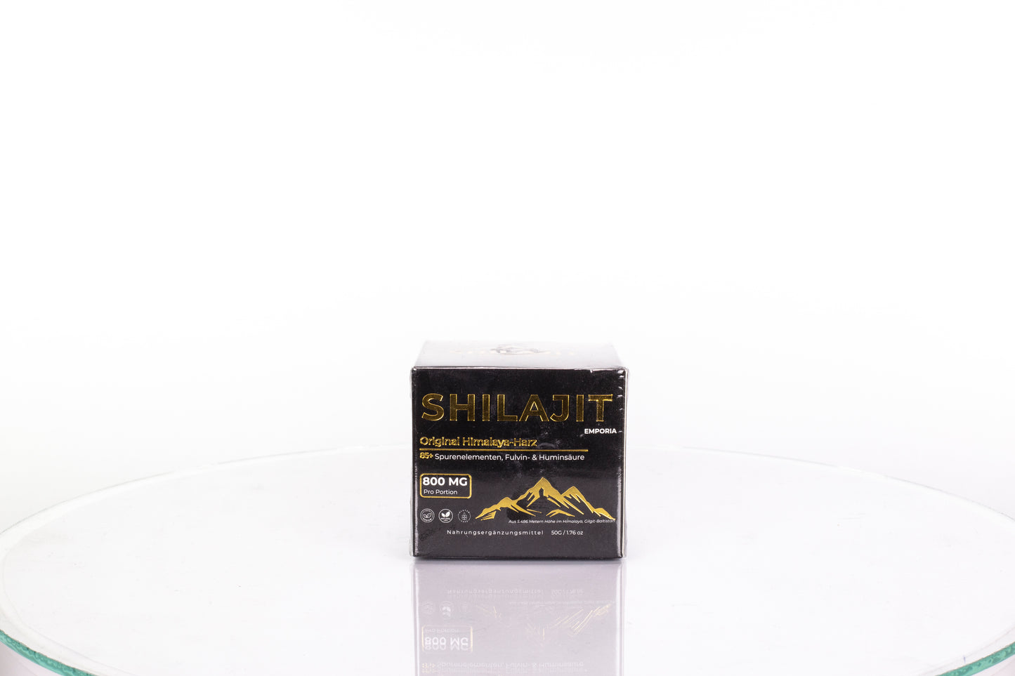 Himalájai Shilajit Gyanta 800 mg – Gilgit-Baltistanból (5486 m) – 88% Fulvosav – 85+ Nyomelem – Prémium Minőség, 50 g