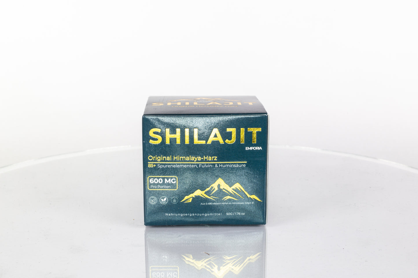 Himalájai Shilajit Gyanta Mézzel Édesítve – 600 mg/adag – Gilgit-Baltistan (5486 m) – 88% Fulvosav – Enyhe, Édeskés Íz – Prémium Minőség, 50 g