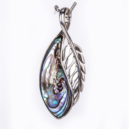 Ezüst Medál Abalone Kagylóval