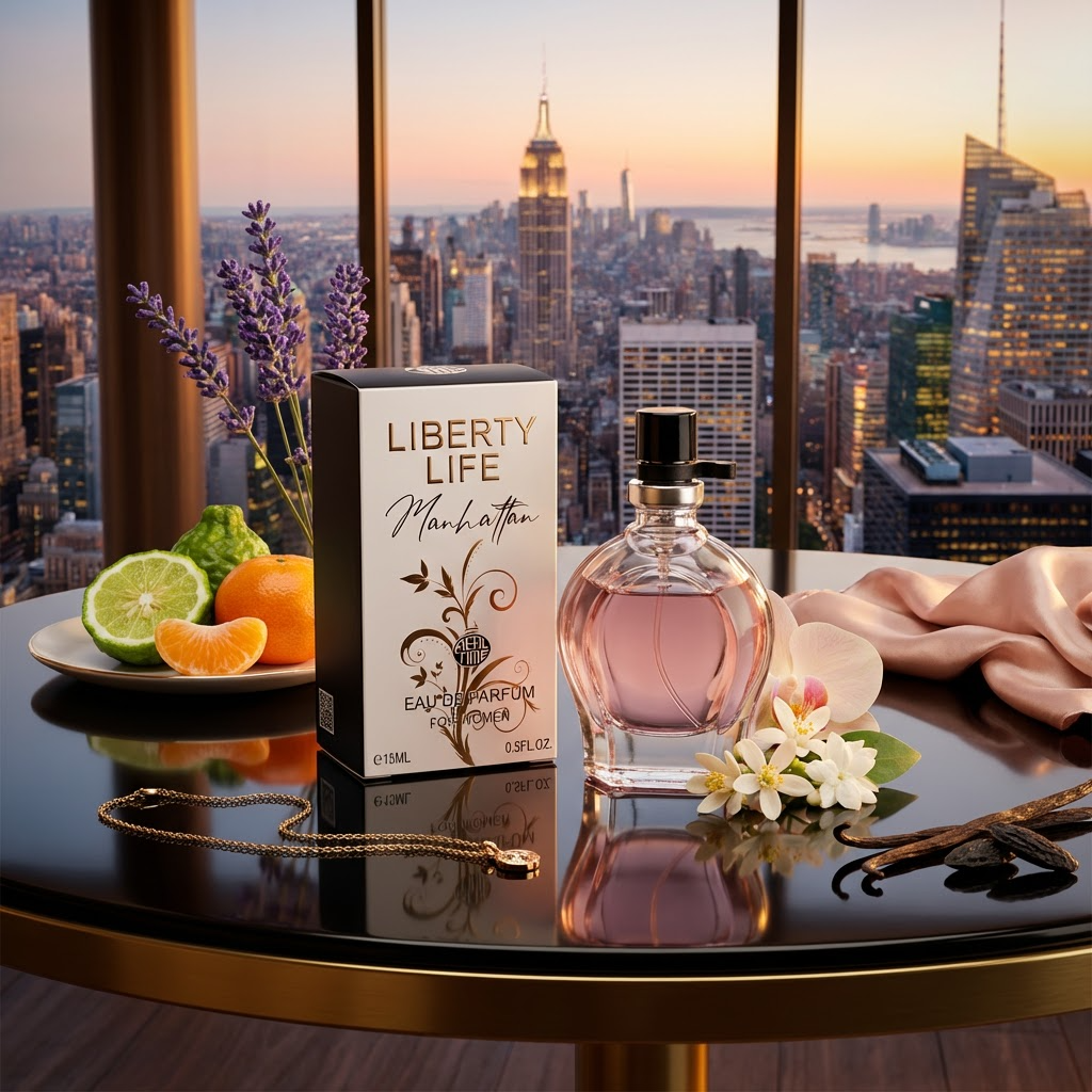 EDP 15 ml "Liberty Life Manhattan" – fás-zöld, aromás illat