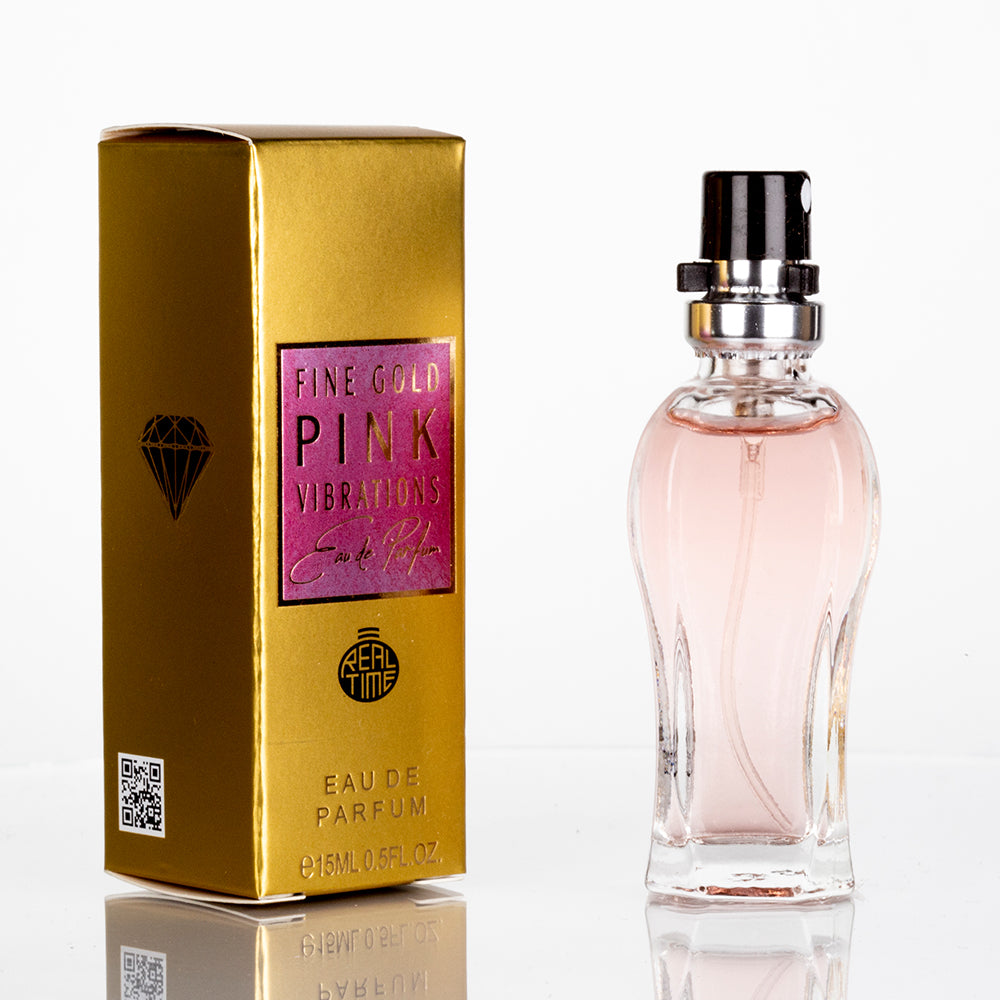 EDP 15 ml "Fine Gold Pink Vibrations" – gyümölcsös-citrusos illat