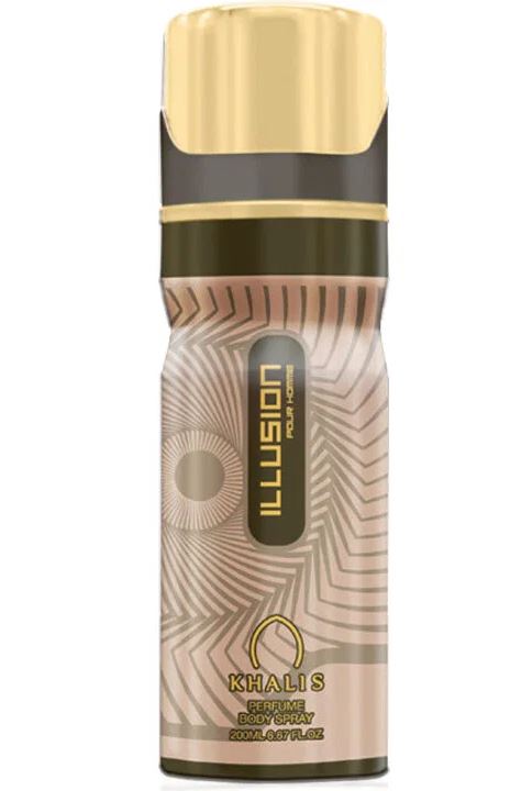 Illusion parfümös testspray 200 ml – citrusos-fűszeres uniszex illat