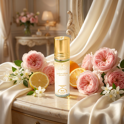 Adorable de Paris Al Riyad golyós parfümolaj 6 ml – virágos-citrusos női illat