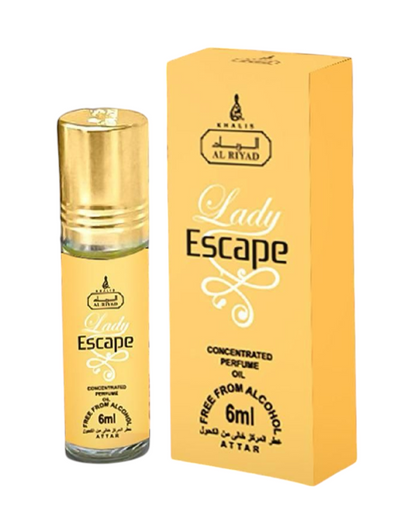 Lady Escape Al Riyad golyós parfümolaj 6 ml – gyümölcsös-virágos női illat