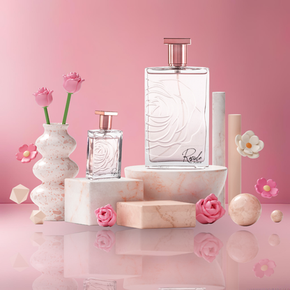 100 ml + 30 ml Eau de Perfume "ROSIALE" Friss - Virágos Illat Nőknek