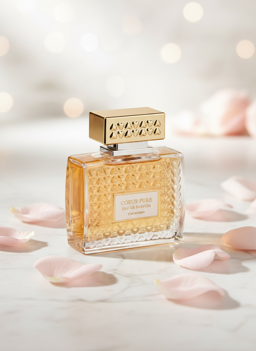 100 ml Eau de Perfume COEUR PURE Virágos Illat Nőknek