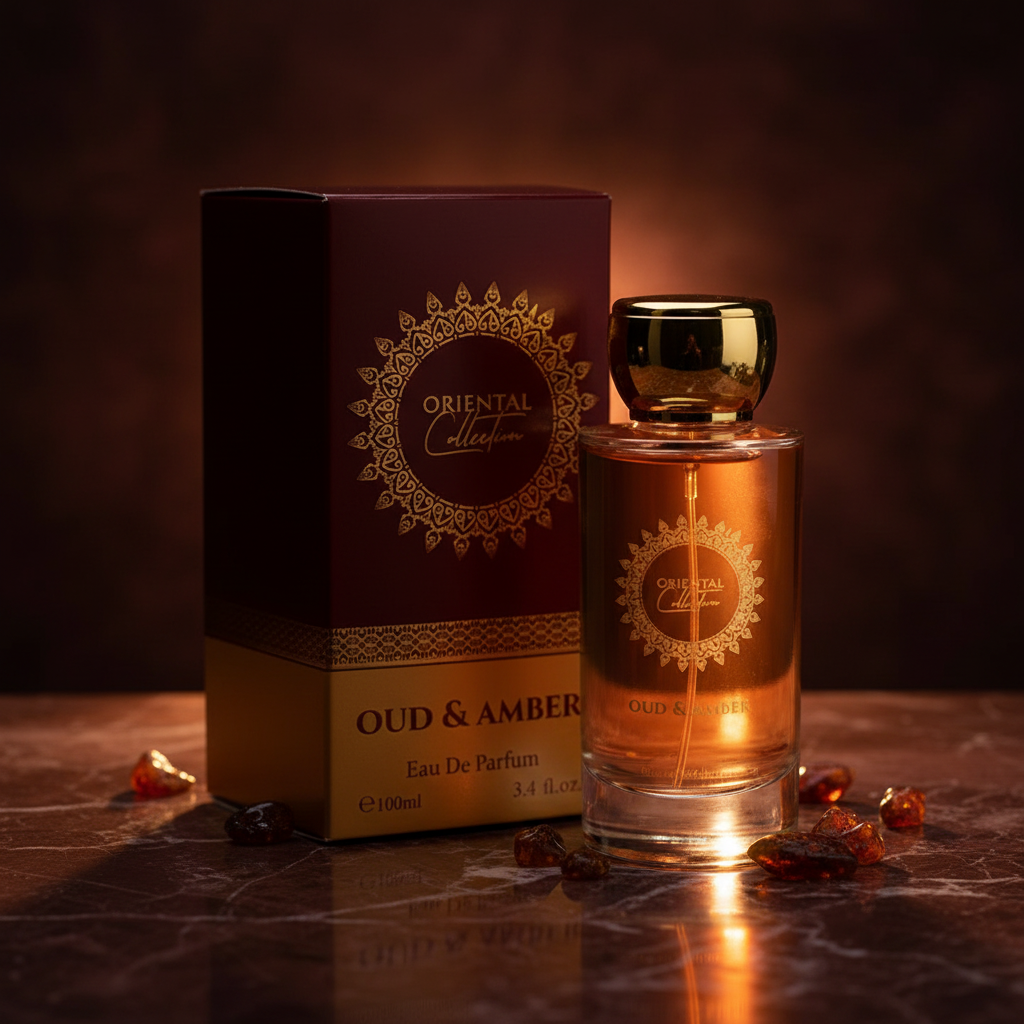 100 ml EDP OUD & AMBER Egyedi oudos, édes, elegáns unisex illat