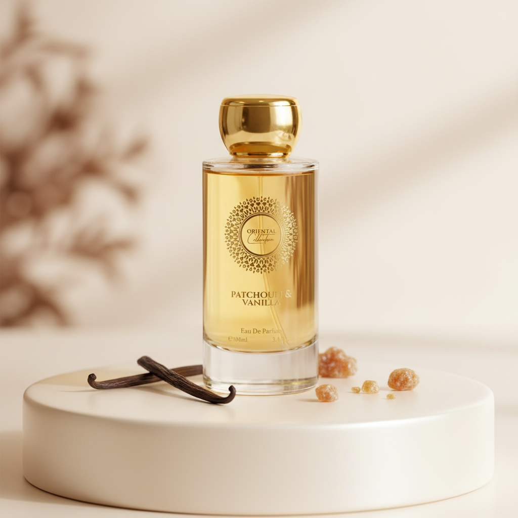 100 ml EDP PATCHOULI & VANILLA Fás, elegáns, púderes orientális női parfüm