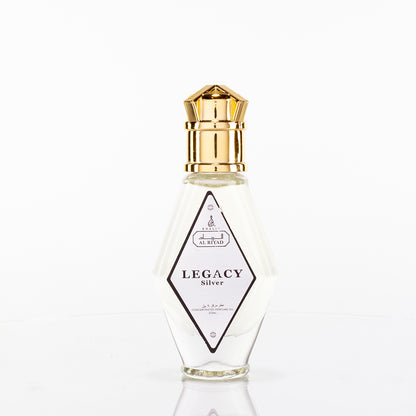 LEGACY SILVER 20 ML perfume oil (Top: Lemon; Middle: Cedarwood; Base: Musky)