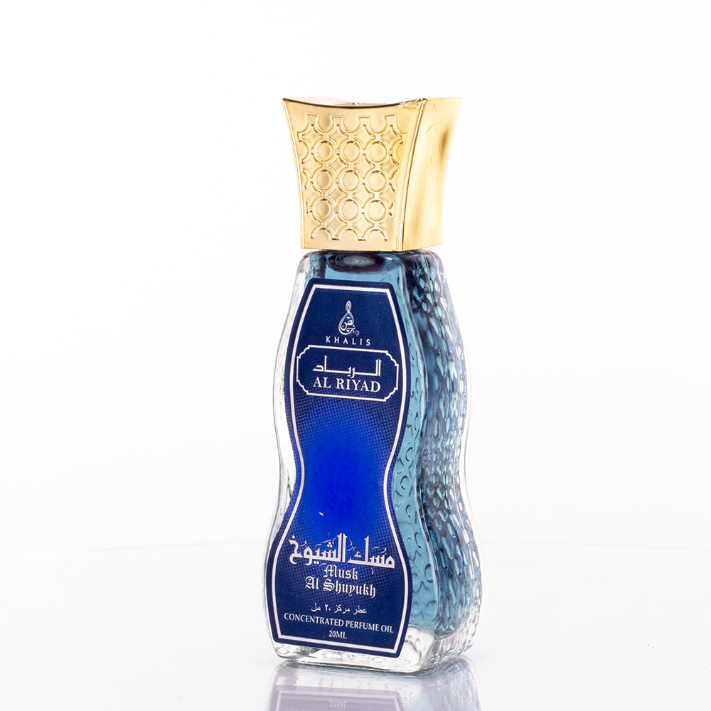 MUSK AL SHUYUKH 20 ML perfume oil (Top: Bergamot, Ginger, Rosemary; Middle: Geranium, Nutmeg; Base: Orris, Musky, Patchouli, Cedarwood)