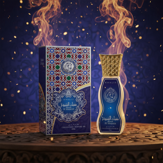 MUSK AL SHUYUKH 20 ML perfume oil (Top: Bergamot, Ginger, Rosemary; Middle: Geranium, Nutmeg; Base: Orris, Musky, Patchouli, Cedarwood)