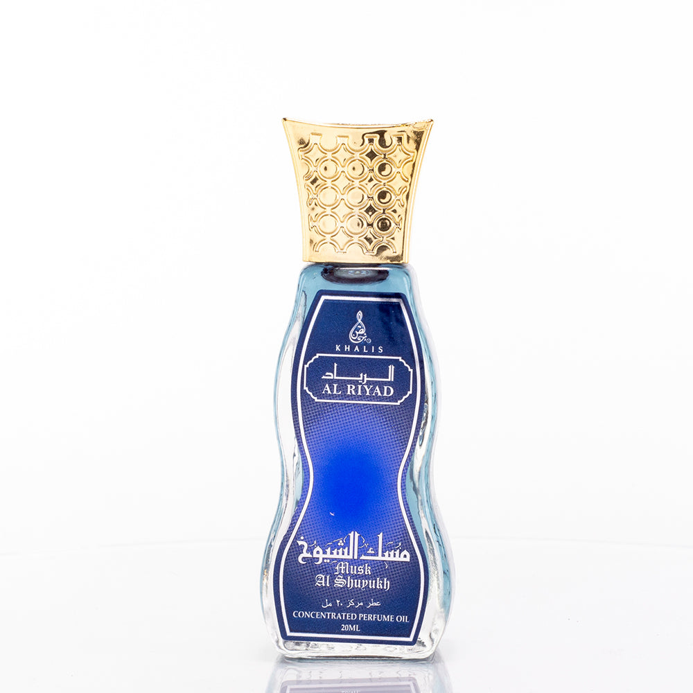 MUSK AL SHUYUKH 20 ML perfume oil (Top: Bergamot, Ginger, Rosemary; Middle: Geranium, Nutmeg; Base: Orris, Musky, Patchouli, Cedarwood)
