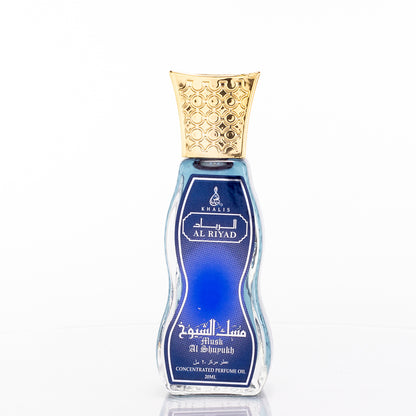 MUSK AL SHUYUKH 20 ML perfume oil (Top: Bergamot, Ginger, Rosemary; Middle: Geranium, Nutmeg; Base: Orris, Musky, Patchouli, Cedarwood)
