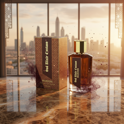 EDP 100 ml "Oud Elixir D’extase Maroon" – keleties-fás illat