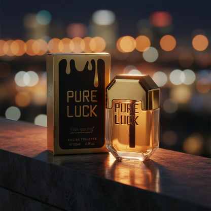 EDT 100 ml "Linn Young - Pure Luck" – fás-fűszeres illat