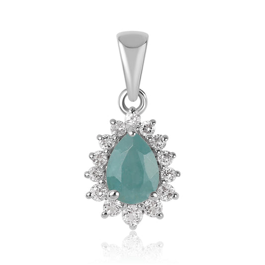 Ezüst Medál Grandidierittel és Fehér Topázzal