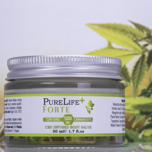 "Pure Life+ Forte" CBD regeneráló krém - Ekcémára és Pikkelysömör ellen