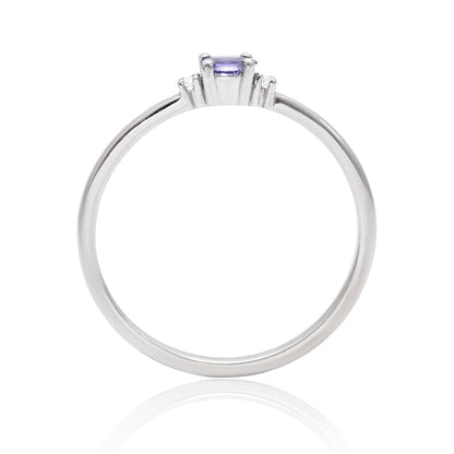 Ezüst Gyűrű "AAA" Osztályú Tanzanittal