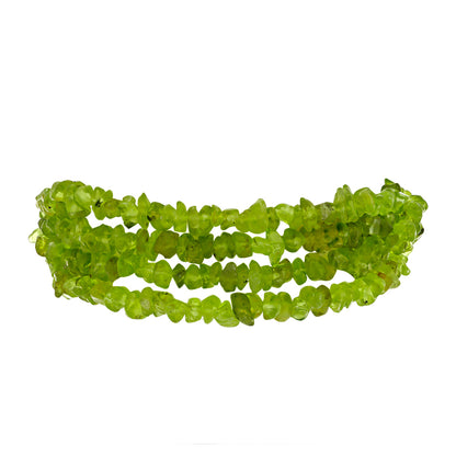 Ezüst Karkötő Changbai Peridottal