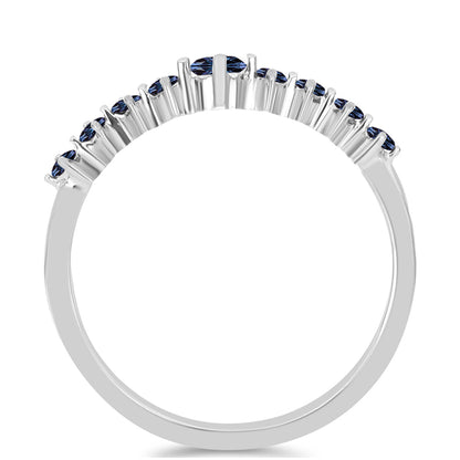 Ezüst Gyűrű "Császár Lila" Moissanite-tel