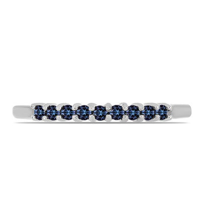 Ezüst Gyűrű "Császár Lila" Moissanite-tel