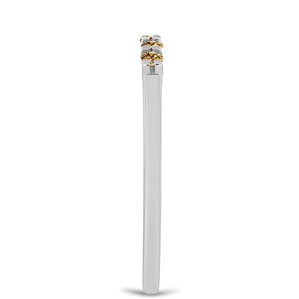 Ezüst Gyűrű Pezsgő Moissanite-tal