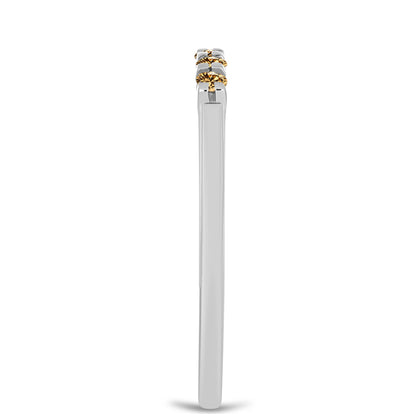 Ezüst Gyűrű Pezsgő Moissanite-tal