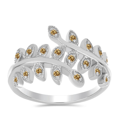 Ezüst Gyűrű Pezsgő Moissanite-tal