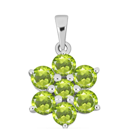 Ezüst Medál Changbai Peridottal