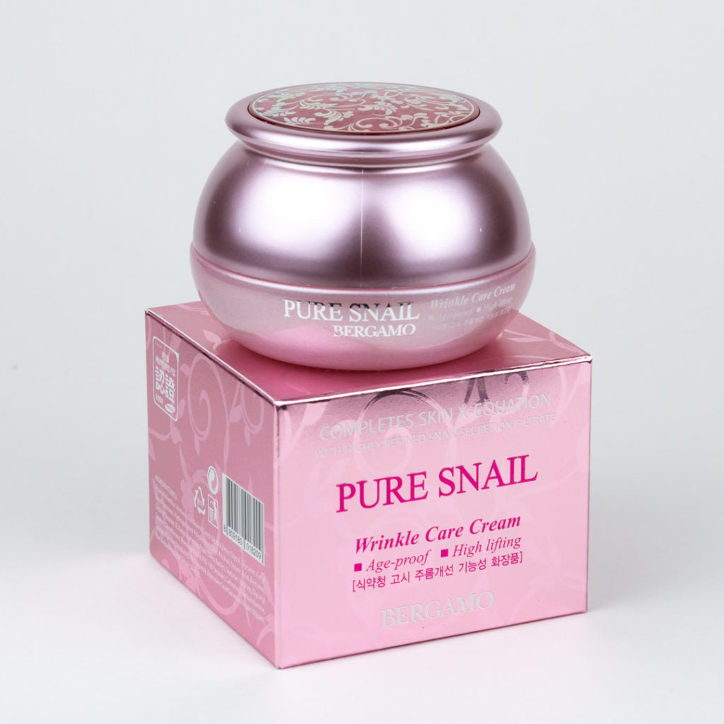 BERGAMO Pure Snail csigakivonat öregedésgátló krém, 50 g