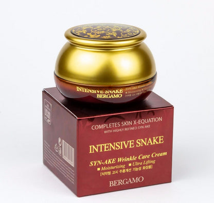BERGAMO Syn-Ake, intenzív kígyóméreg ránctalanító krém, 50 ml