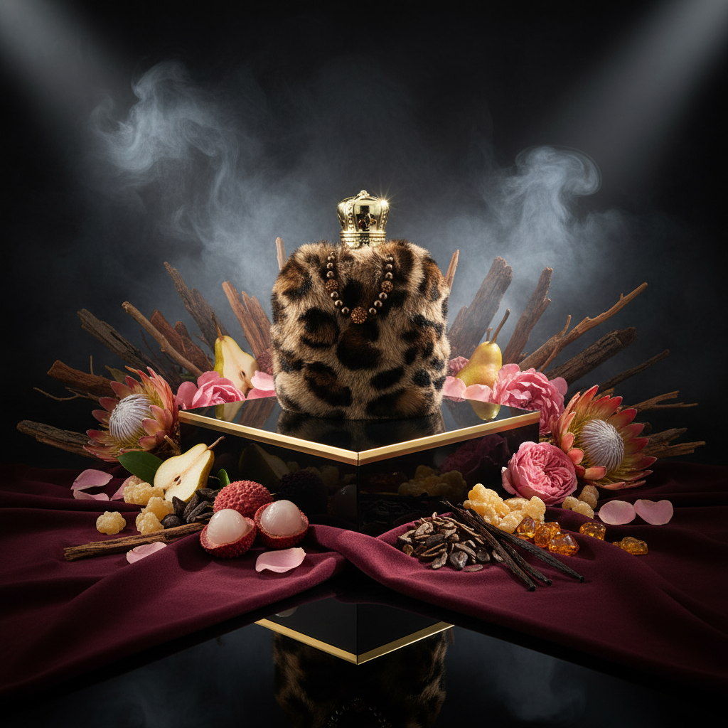 100 ml EDP QUEEN OF TEMPTATION - FATALE, borostyános illat nőknek