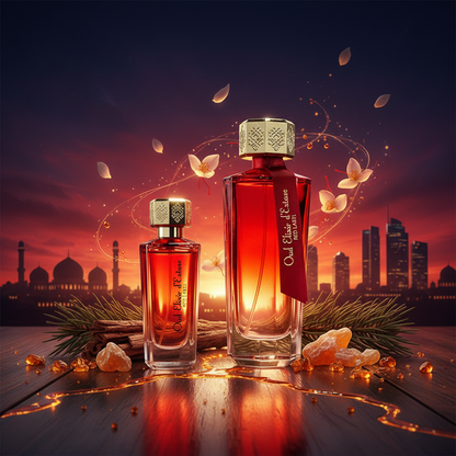 Linn Young EDP 100ml + 30ml "Oud Elixir Red" - Borostyános, virágos illat