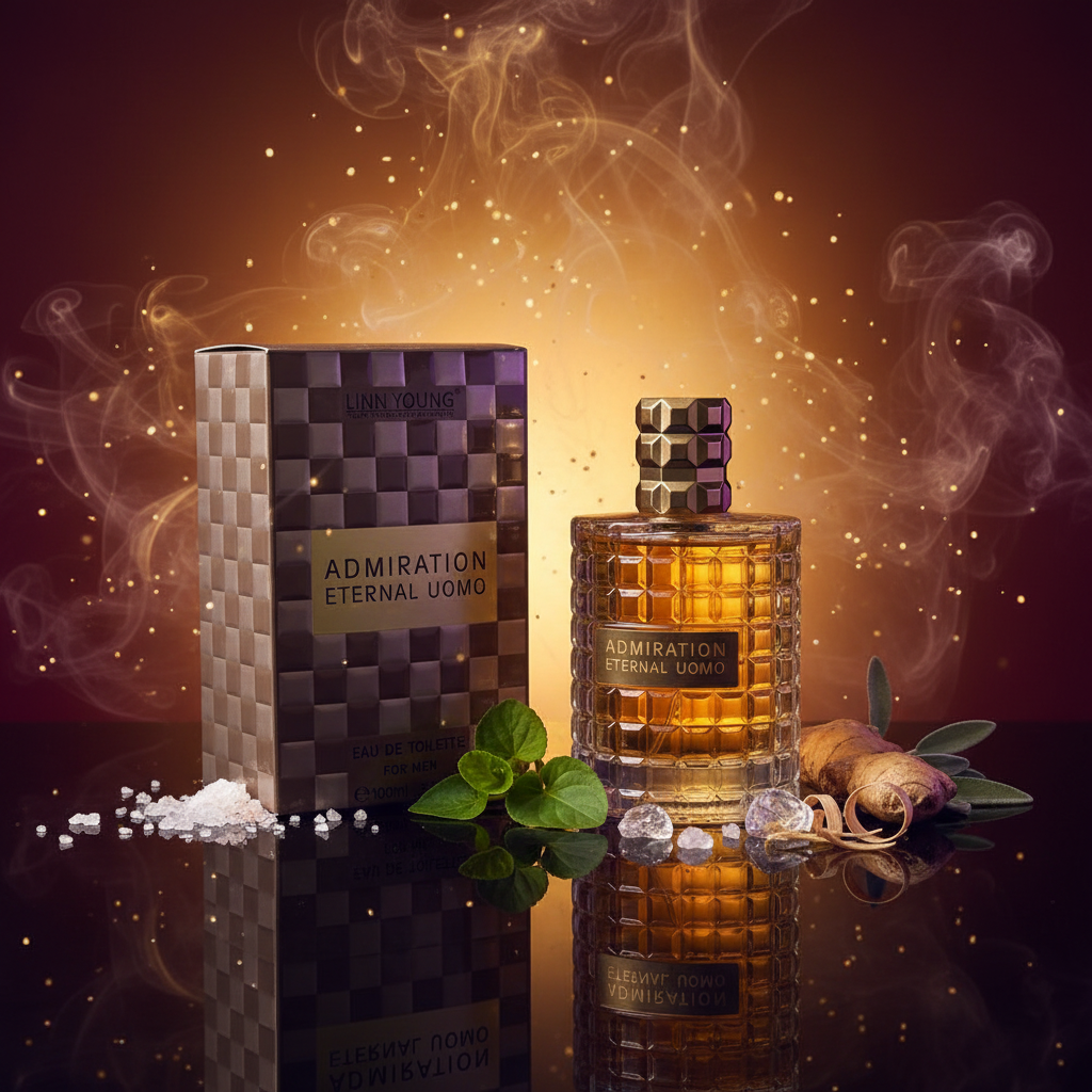 EDT 100 ml "Linn Young - Admiration Eternal Uomo" – fás-fűszeres illat