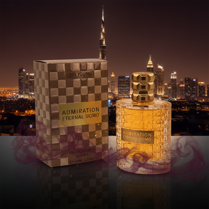 EDT 100 ml "Linn Young - Admiration Eternal Uomo" – fás-fűszeres illat