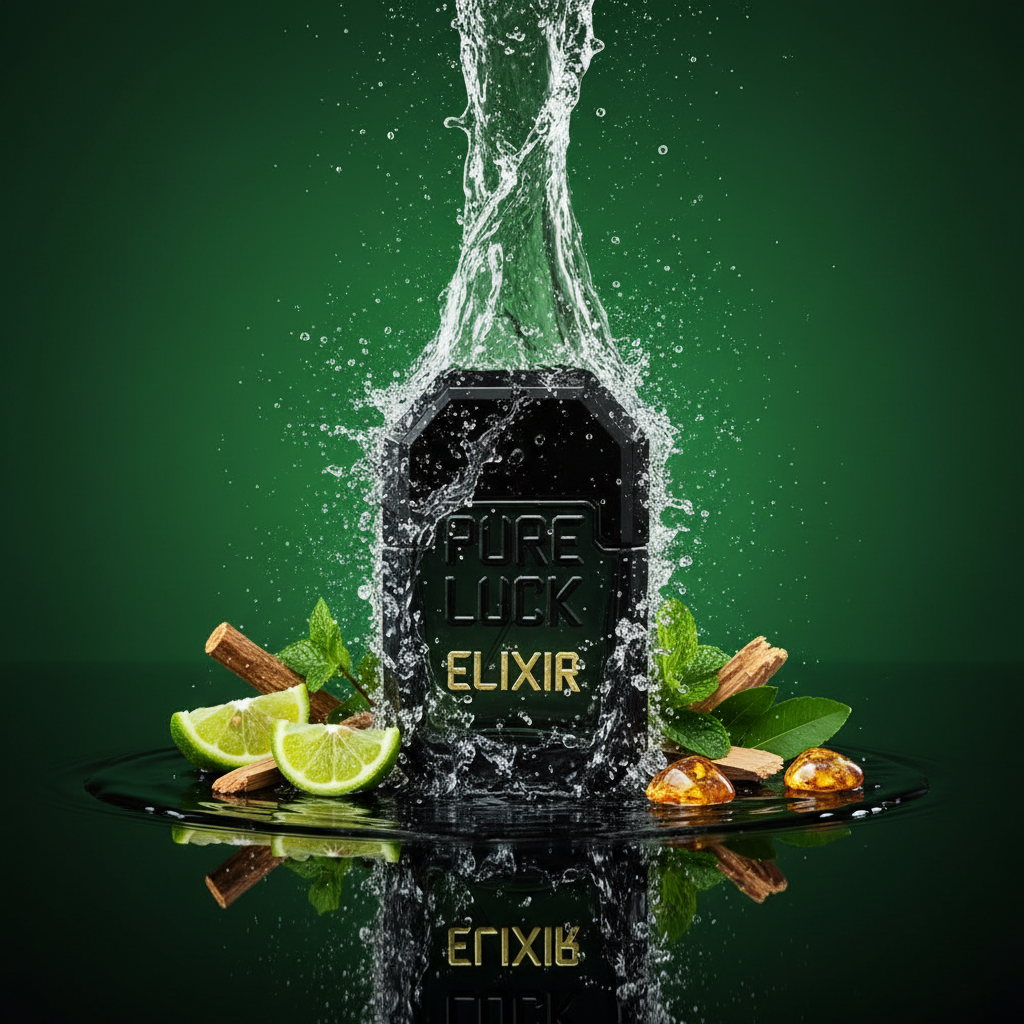 EDT 100 ml "Linn Young - Pure Luck Elixir" – fás-aromás illat