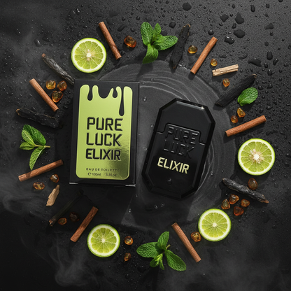 EDT 100 ml "Linn Young - Pure Luck Elixir" – fás-aromás illat