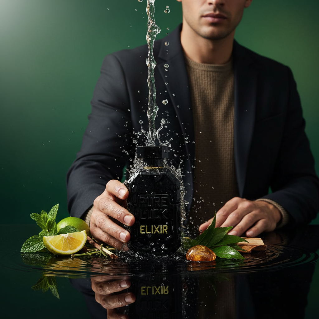 EDT 100 ml "Linn Young - Pure Luck Elixir" – fás-aromás illat
